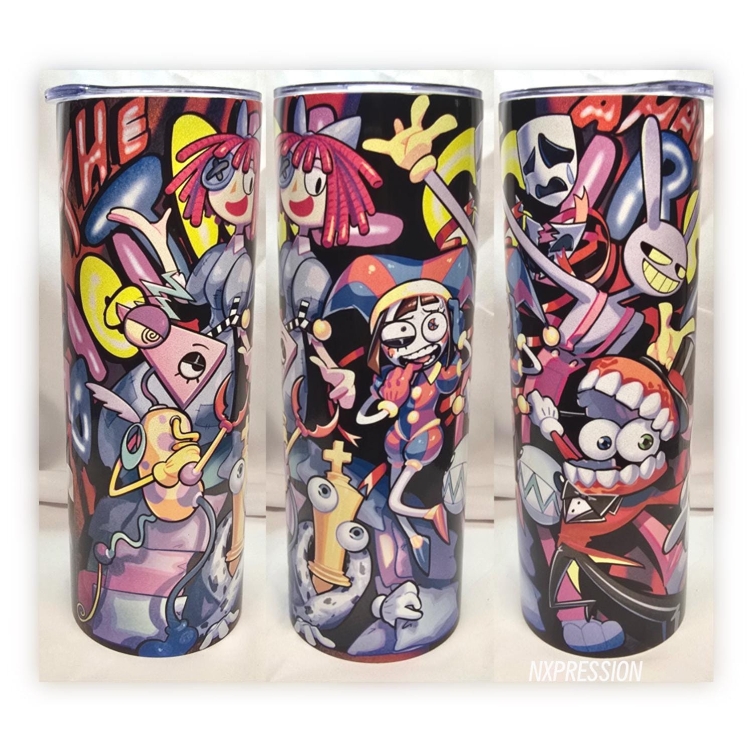 Digital Circus 20oz Tumbler: 20oz Sublimated Travel Cup