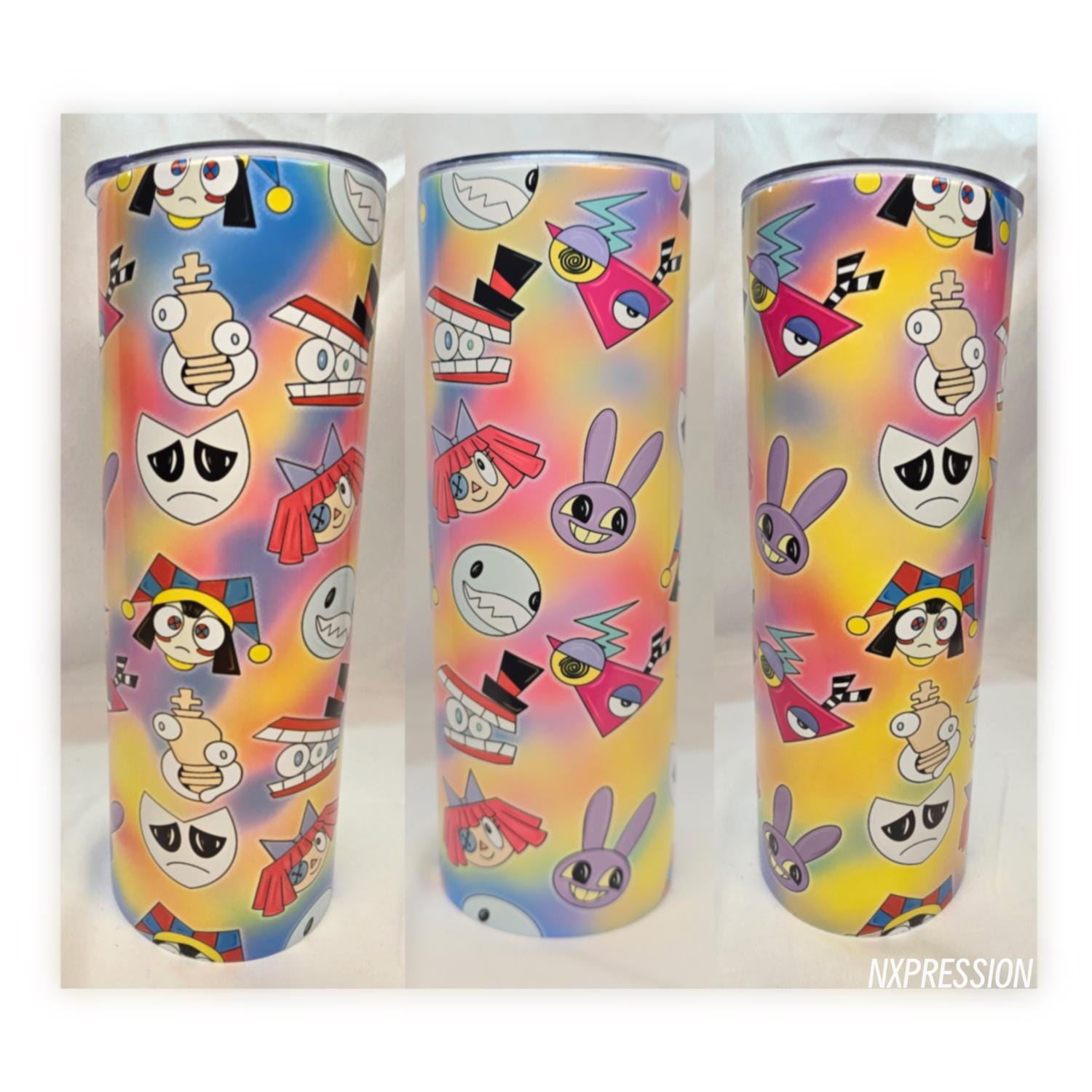 Digital Circus 20oz Tumbler: Sublimated Travel Cup