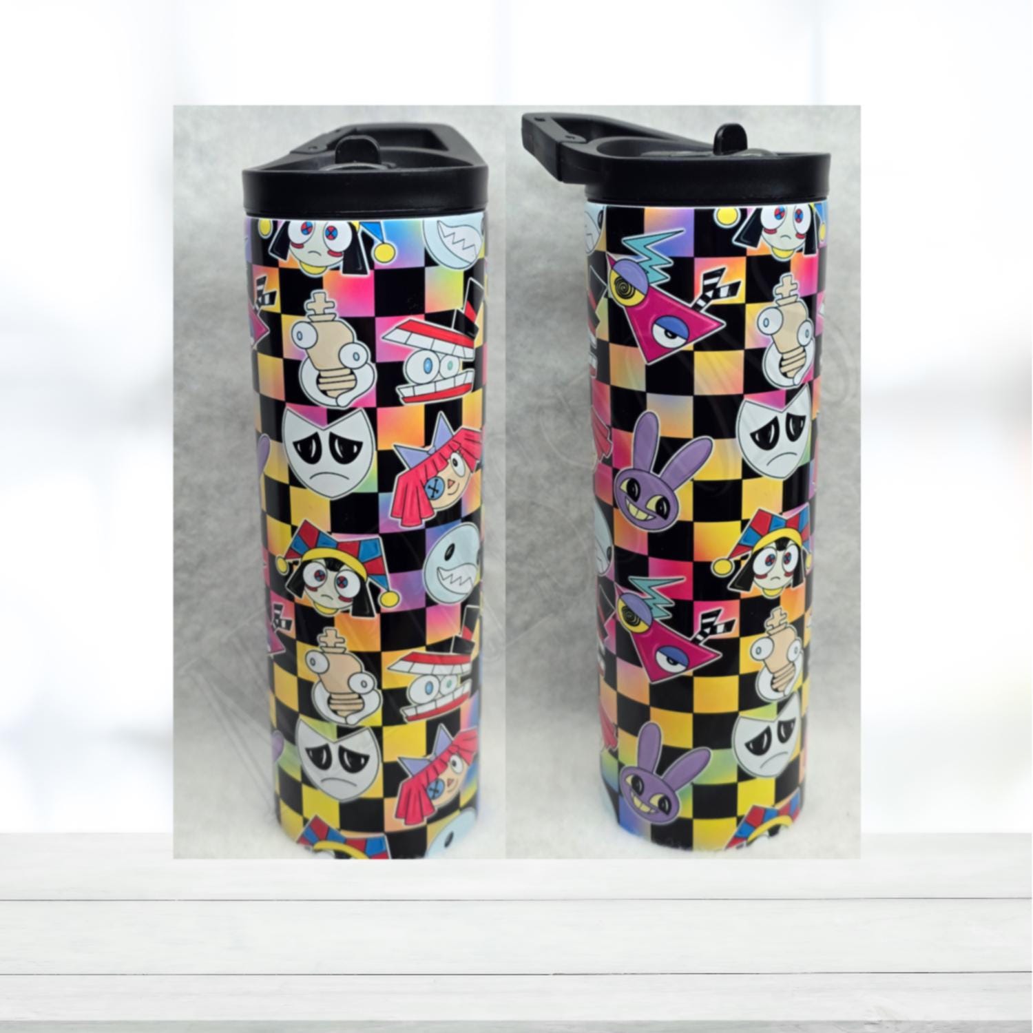 The Crew, Digital Circus 20oz Tumbler: Sublimated Travel Cup