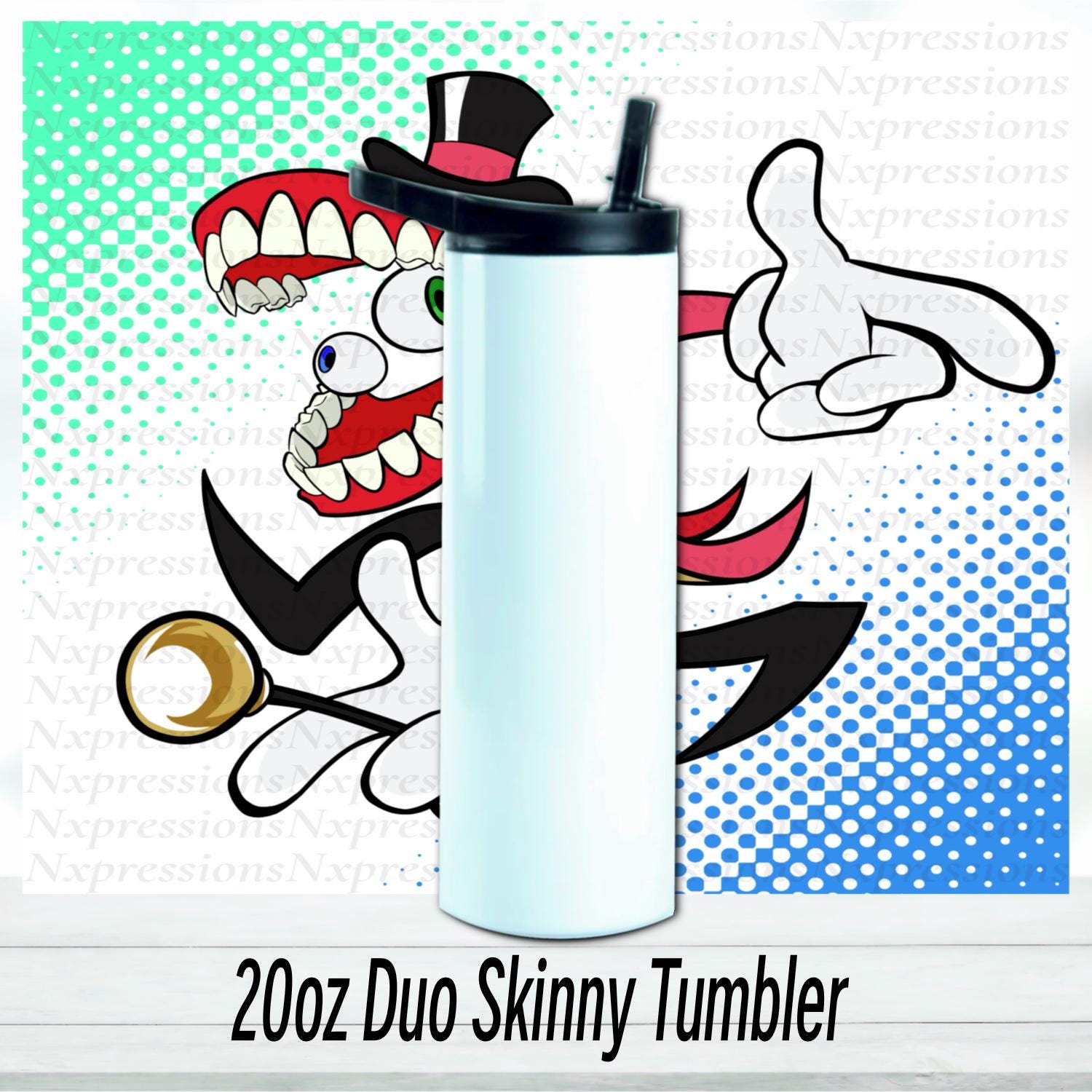 Digital Circus 20oz Tumbler: 20oz Sublimated Travel Cup