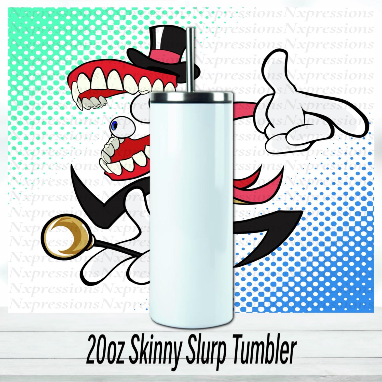 Digital Circus 20oz Tumbler: 20oz Sublimated Travel Cup