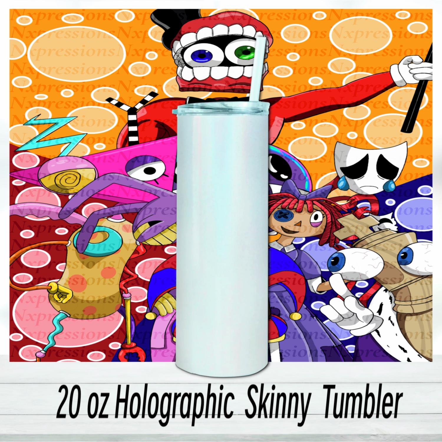 Classic Digital Circus Tumbler : 20oz Sublimated Travel Cup