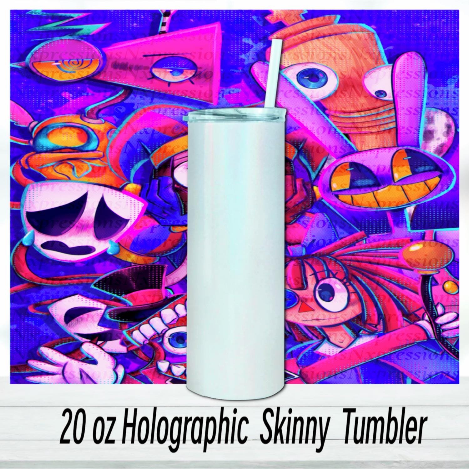 New Digital Circus Tumbler : 20oz Sublimated Travel Cup