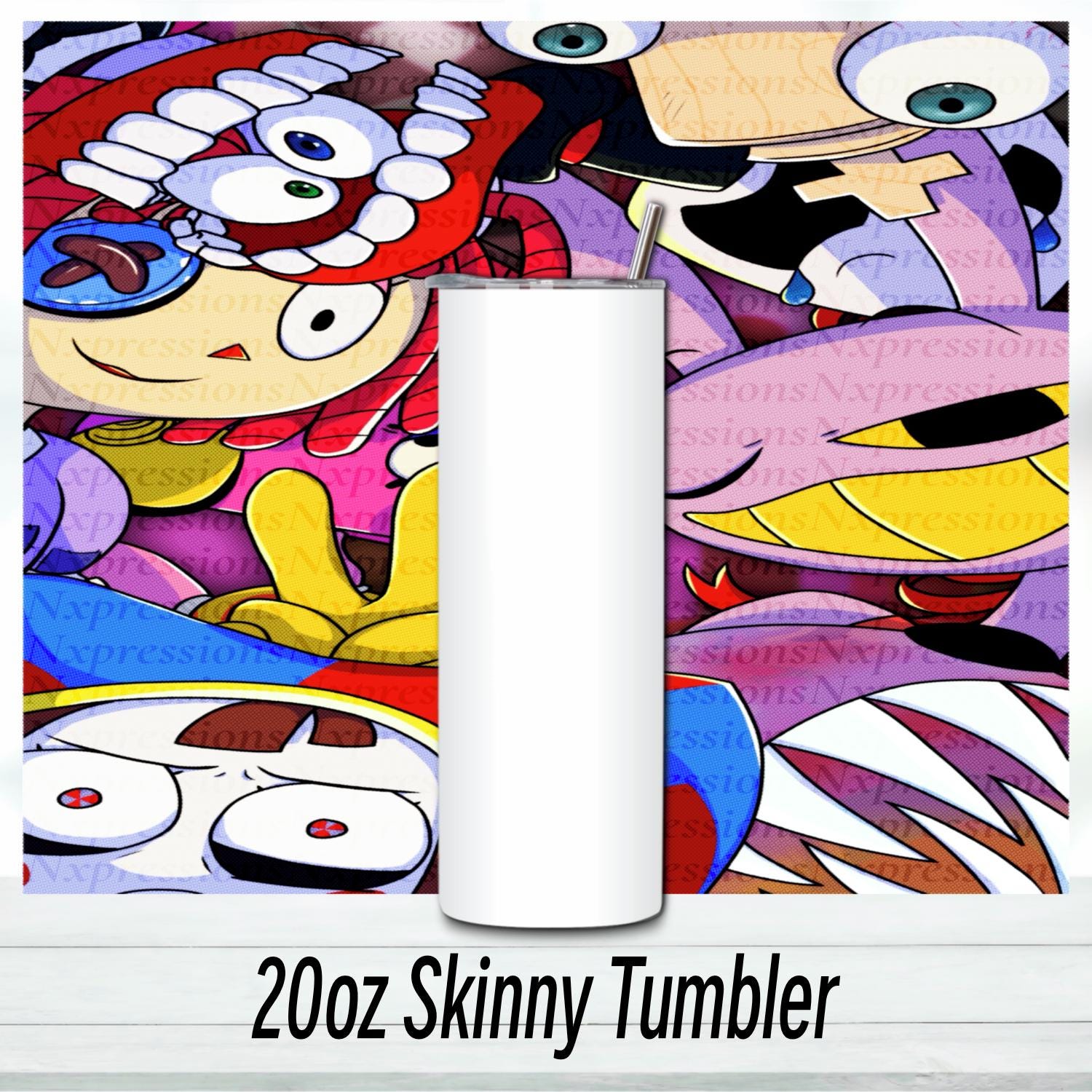 Digital Circus Crew Tumbler : 20oz Sublimated Travel Cup