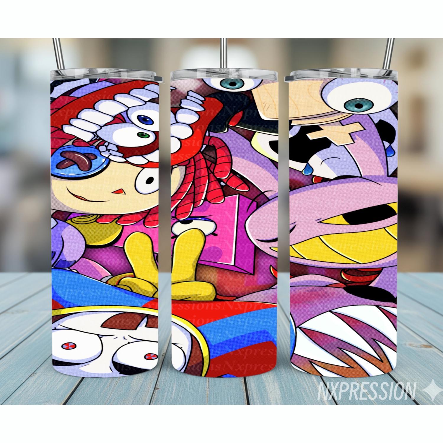 Digital Circus Crew Tumbler : 20oz Sublimated Travel Cup