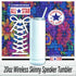 Floral Converse Tumbler : 20oz Sublimated Travel Cup