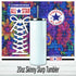 Floral Converse Tumbler : 20oz Sublimated Travel Cup