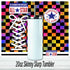 Rainbow checker Converse Tumbler : 20oz Sublimated Travel Cup
