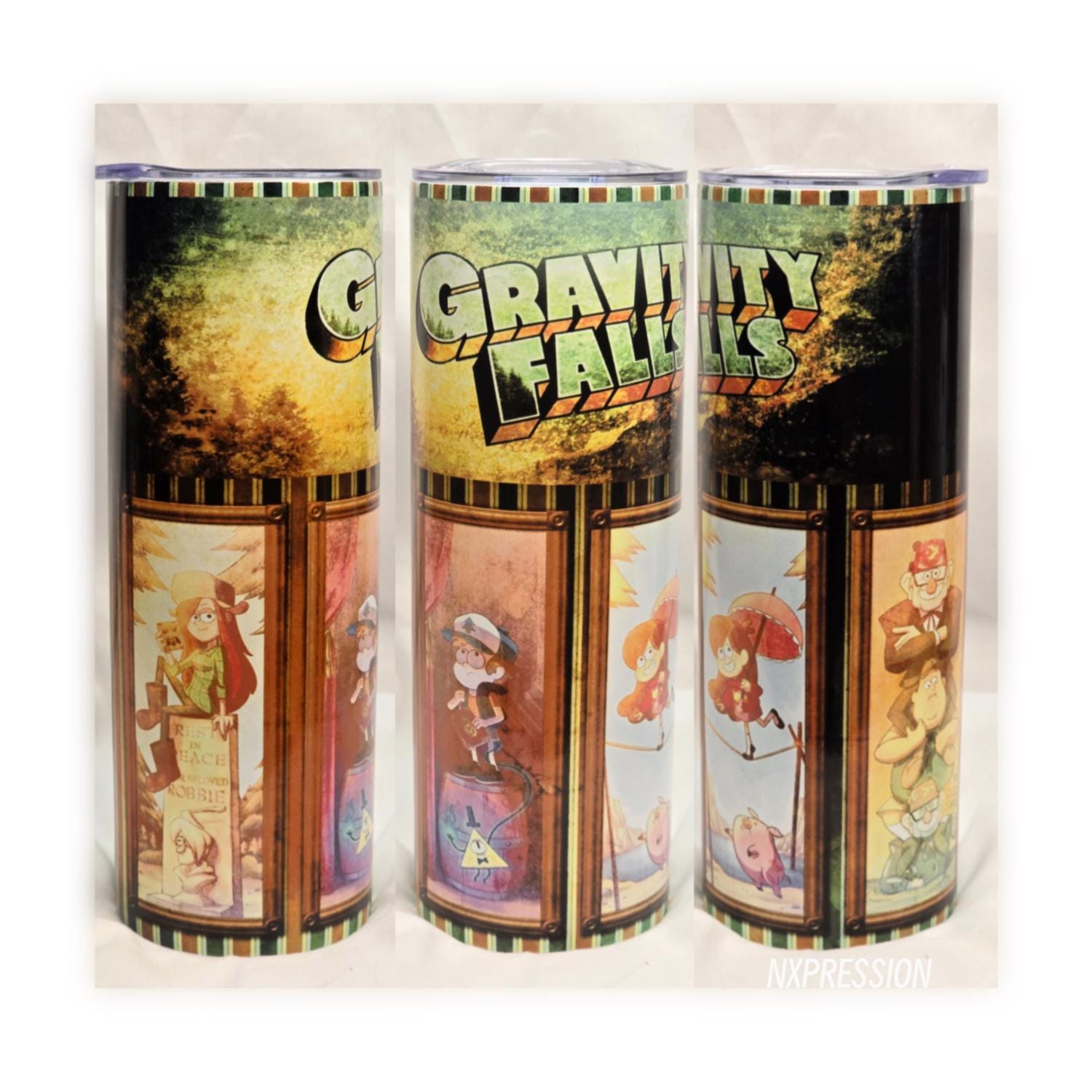 Gravity Falls Tumbler | Insulated Stainless Steel Tumbler 20oz