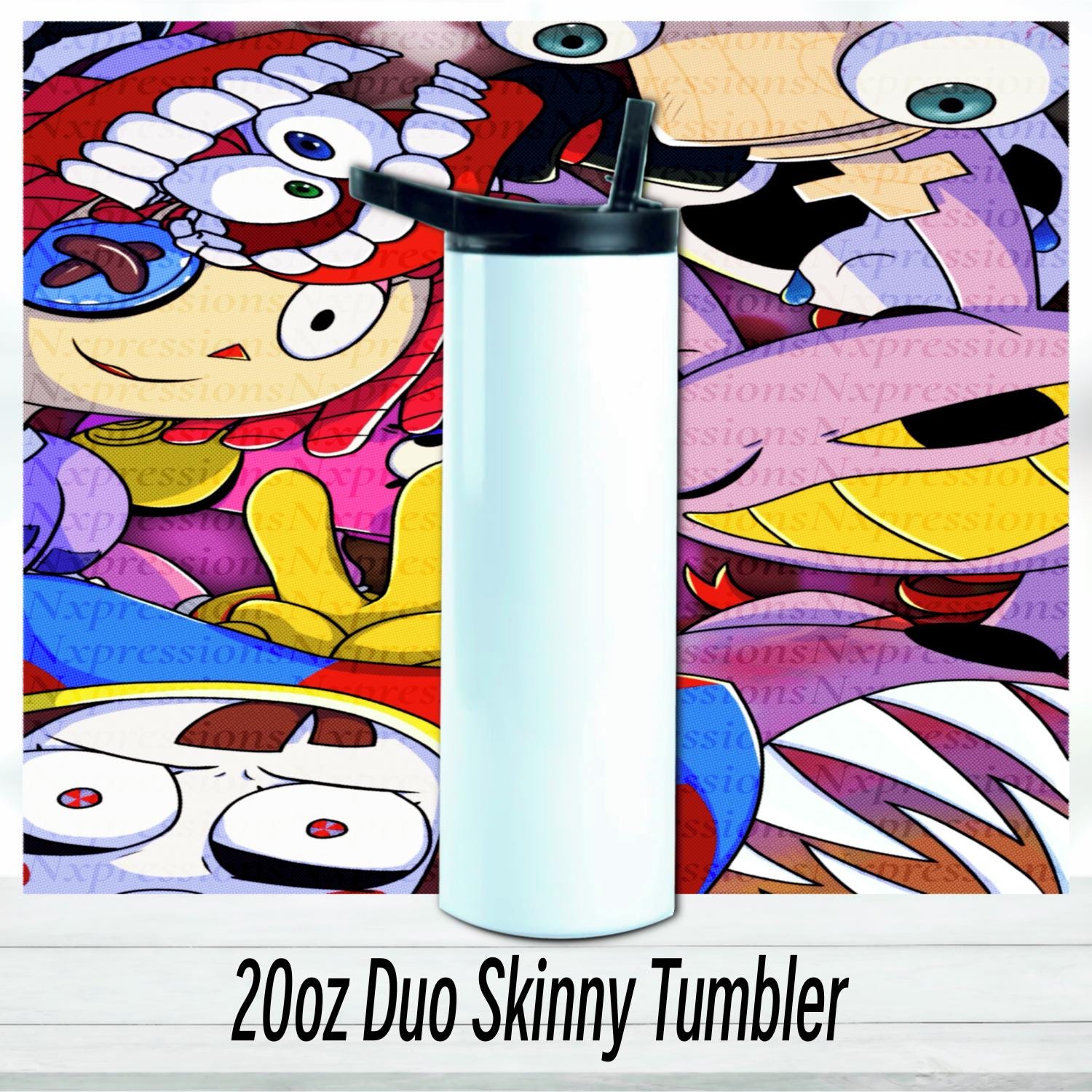 Digital Circus Crew Tumbler : 20oz Sublimated Travel Cup
