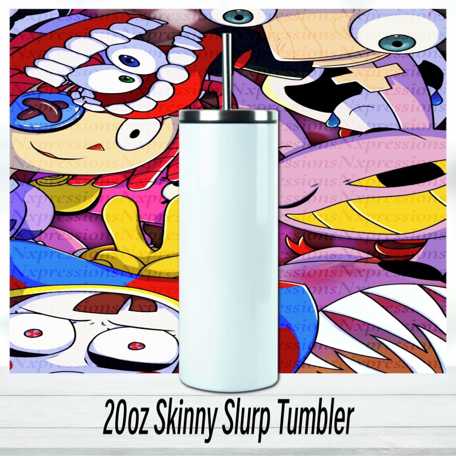 Digital Circus Crew Tumbler : 20oz Sublimated Travel Cup