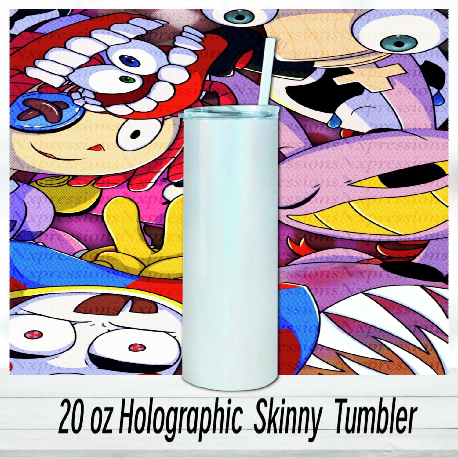 Digital Circus Crew Tumbler : 20oz Sublimated Travel Cup