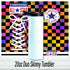 Rainbow checker Converse Tumbler : 20oz Sublimated Travel Cup