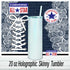 Denim Lace Converse Tumbler : 20oz Sublimated Travel Cup