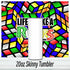 Life is like a Rubiks Cube 20oz Tumbler: 20oz Sublimated Travel Cup