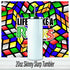 Life is like a Rubiks Cube 20oz Tumbler: 20oz Sublimated Travel Cup
