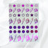 90s Vibe Foiled Nail Art Stickers | Multiple Color Options