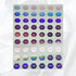Lips Foiled Nail Art Stickers | Multiple Color Options