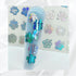 Tropical Flowers Foiled Nail Art Stickers | Multiple Color Options