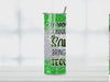 Bring The Tequila 20oz Glitter Tumbler | Sublimated Travel Cup