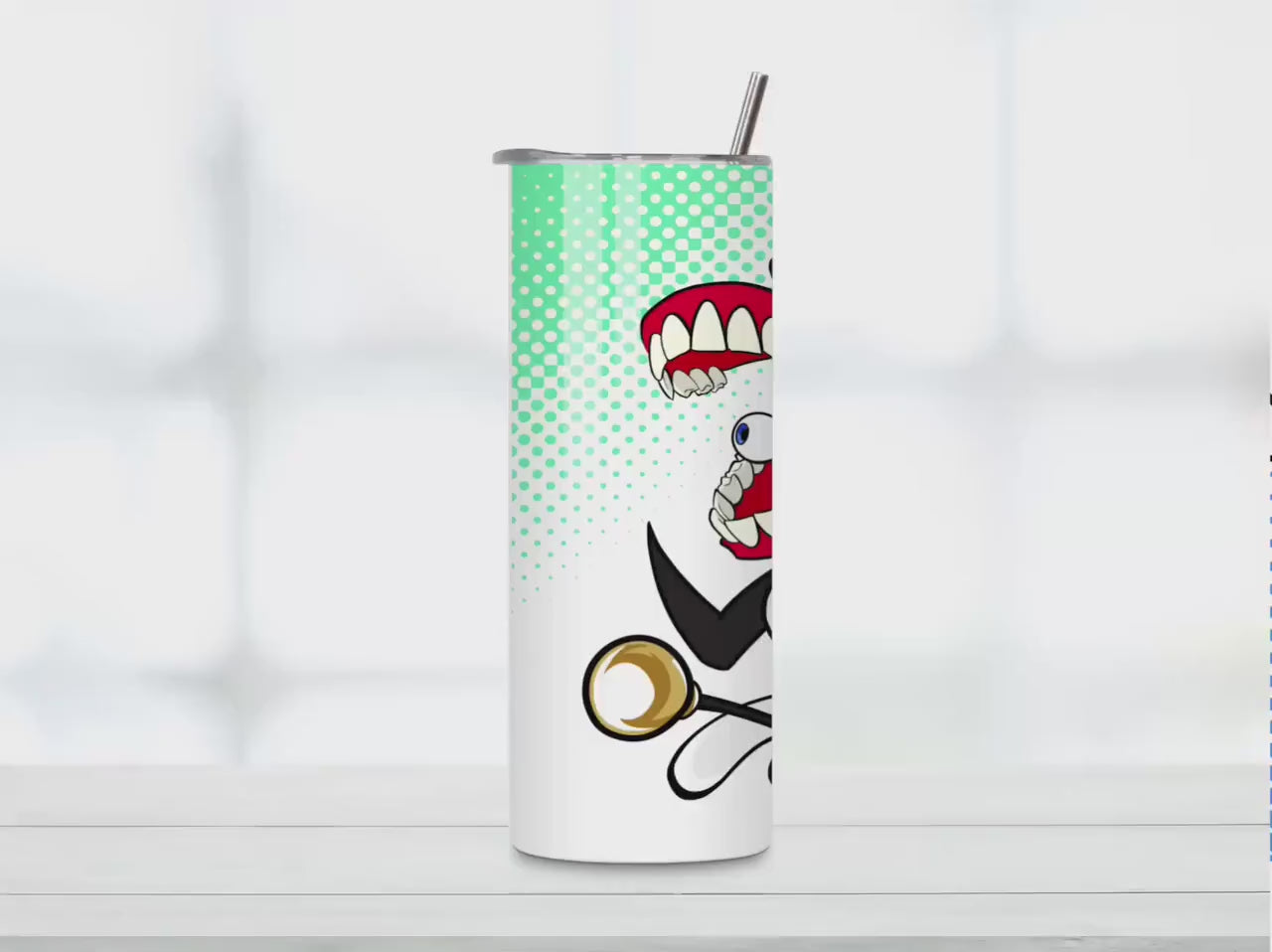 Digital Circus 20oz Tumbler: 20oz Sublimated Travel Cup