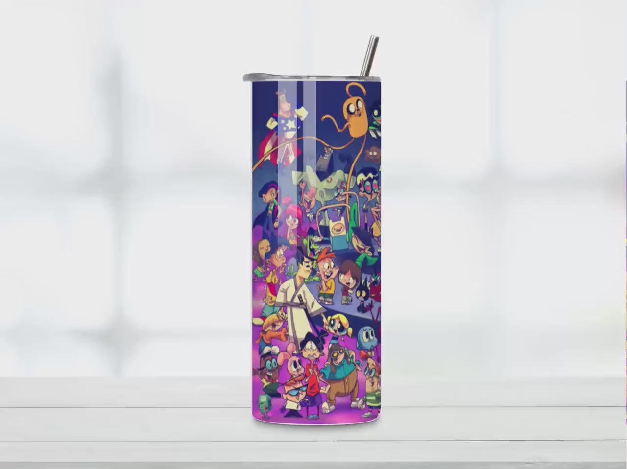 Cartoon Favorites 90’s Vibe 20oz Tumbler | Stainless Steel Tumbler