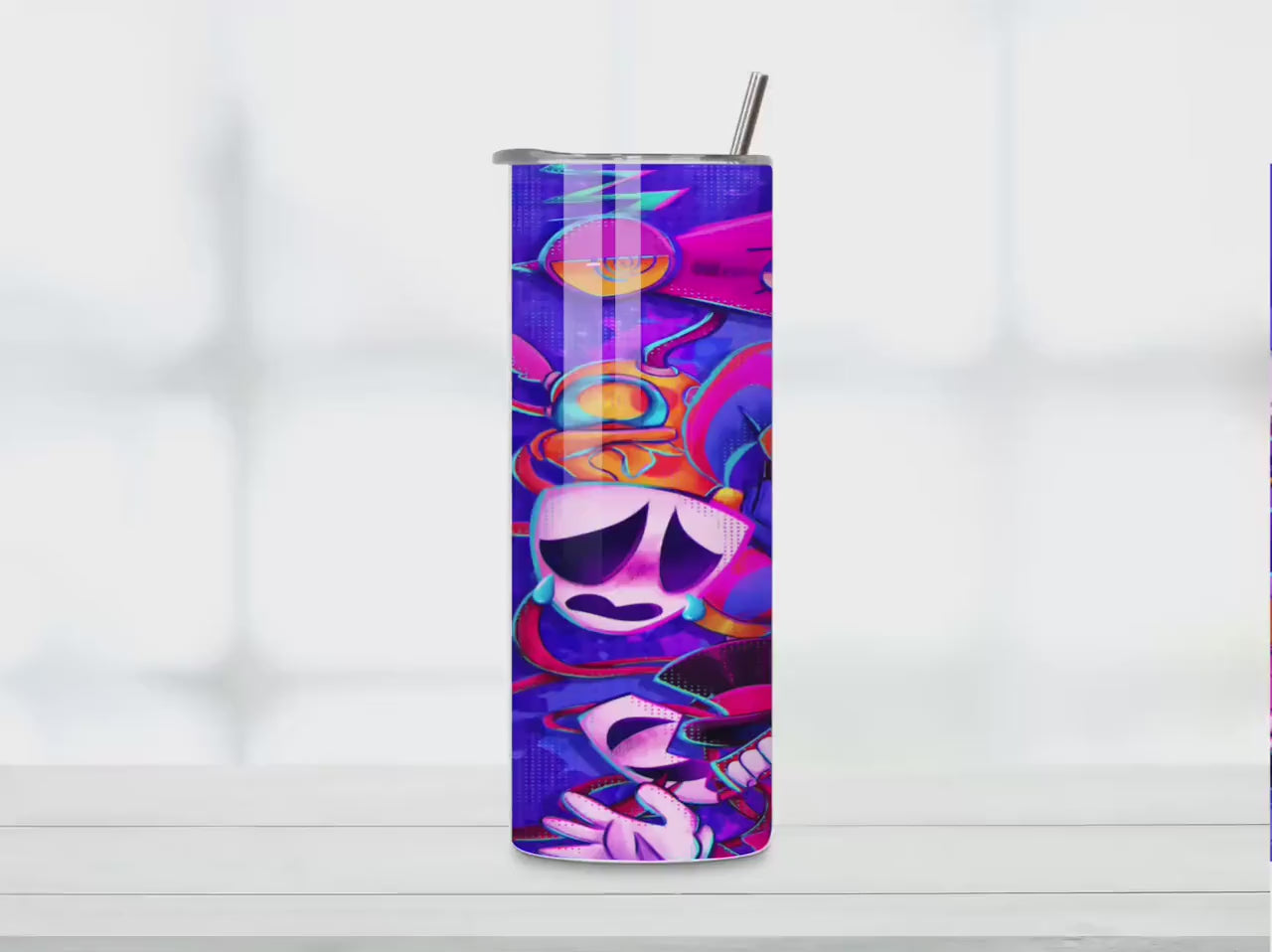 New Digital Circus Tumbler : 20oz Sublimated Travel Cup