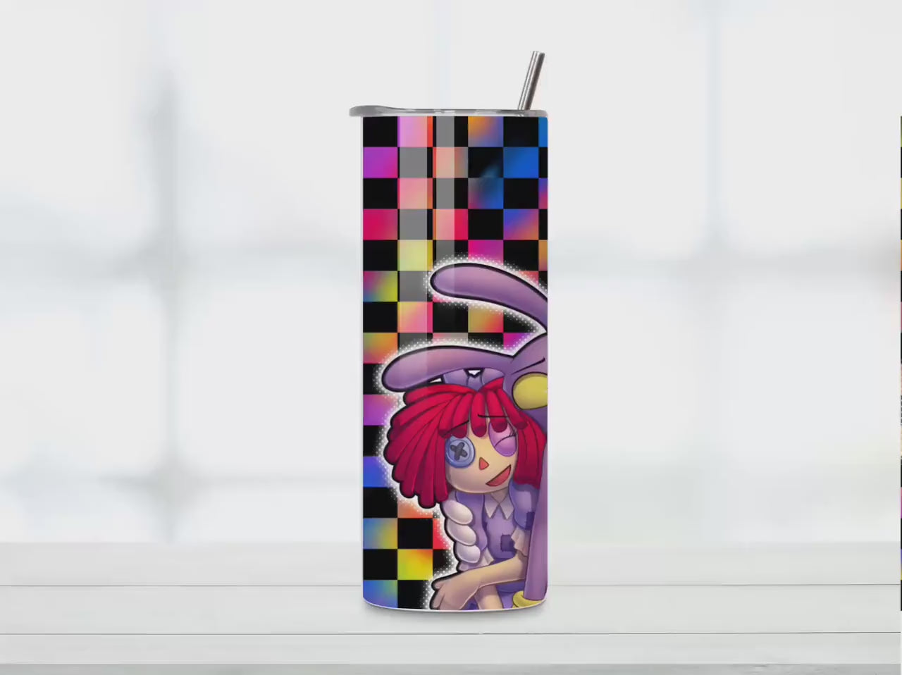Digital Circus Crew Tumbler : 20oz Sublimated Travel Cup