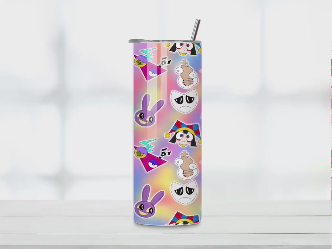 Digital Circus 20oz Tumbler: Sublimated Travel Cup