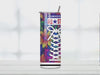 Floral Converse Tumbler : 20oz Sublimated Travel Cup